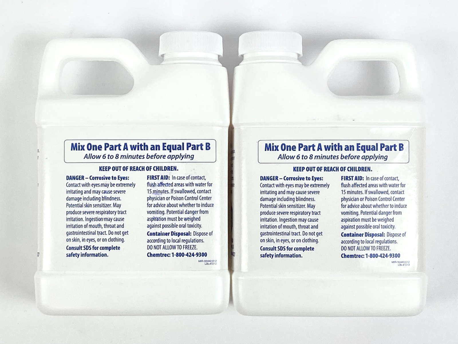 Miracle Method MM4 Part A and B Surface Refinishing Liquid 1 Pint Each