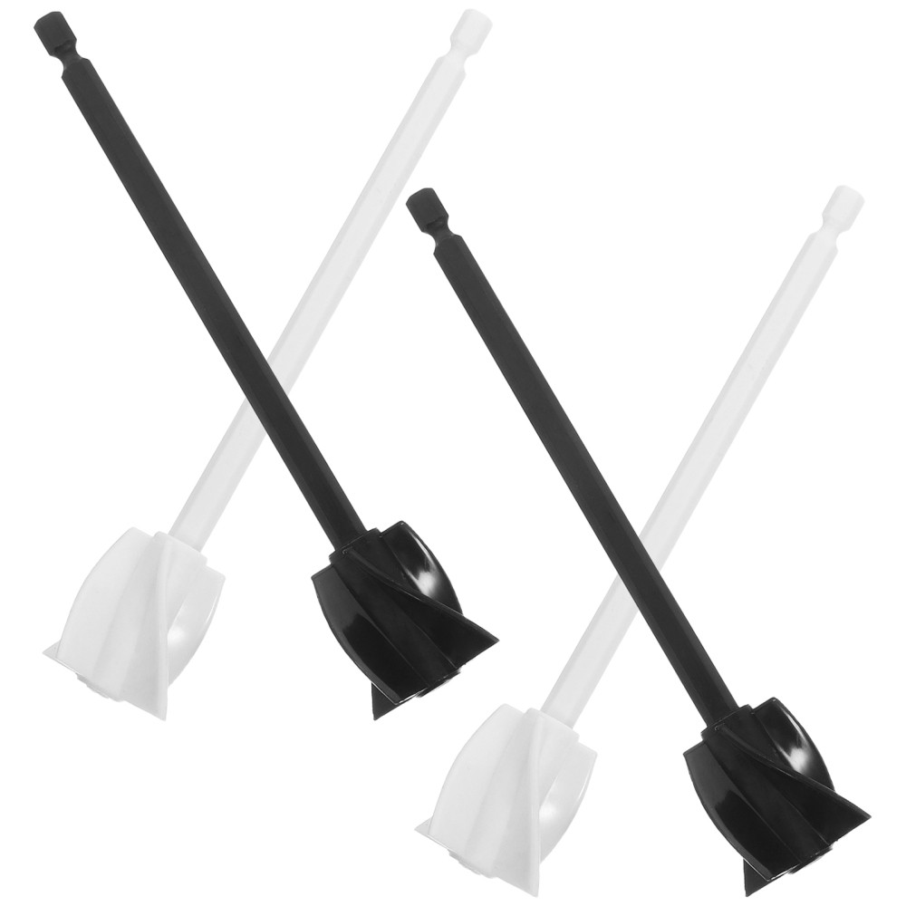 4Pcs Spiral Mixing Paddle Set for Drill Reusable Paint and Epoxy Stirring Sticks