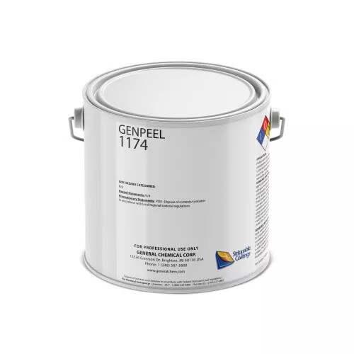 GENPEEL 1174 – PEELABLE TEMPORARY PROTECTIVE COATING FOR MOST PLASTIC – 1 Gallon