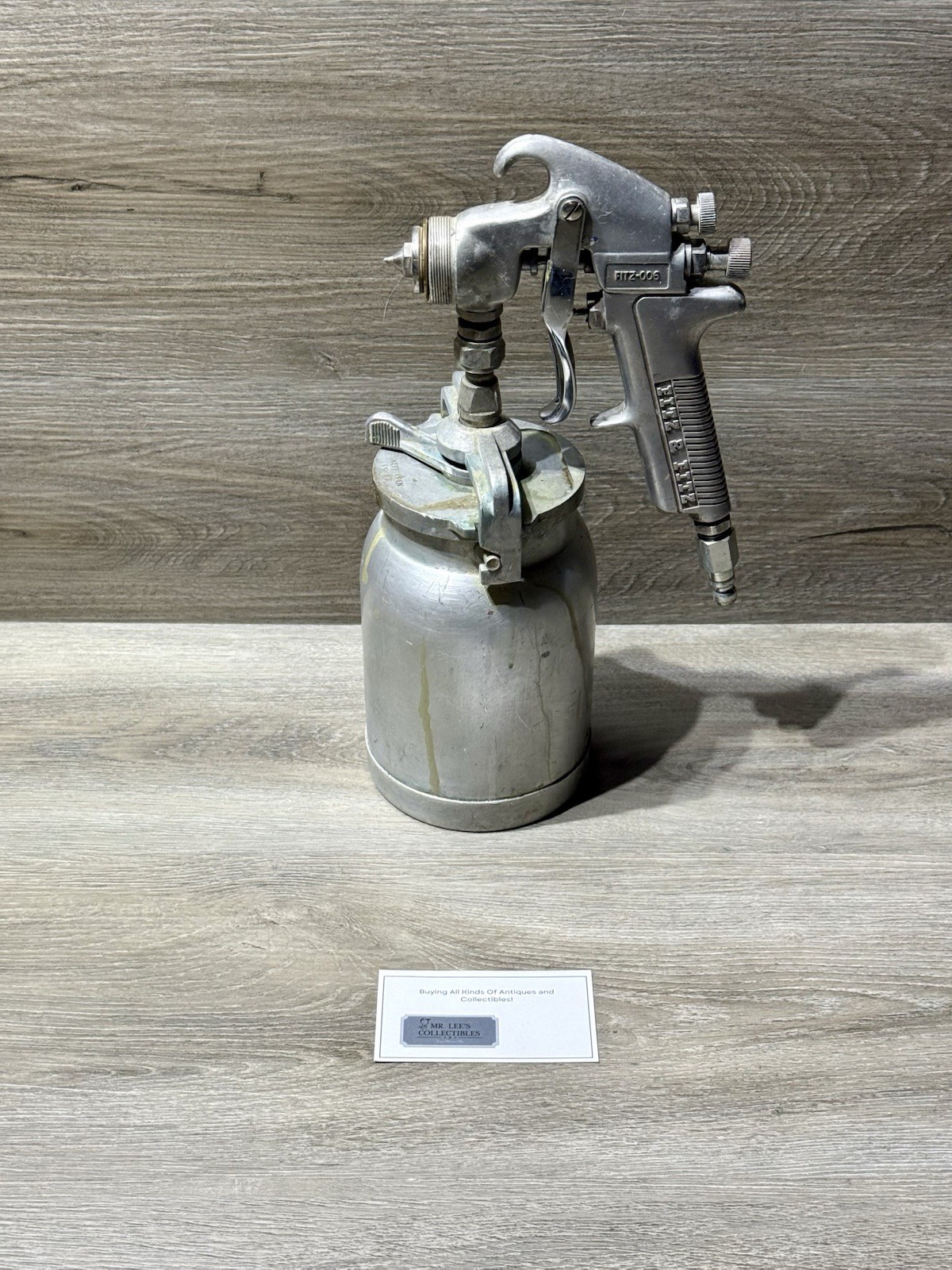 Fitz & Fitz Model 006 Spray Gun with Nozzle & Canister Vintage Paint