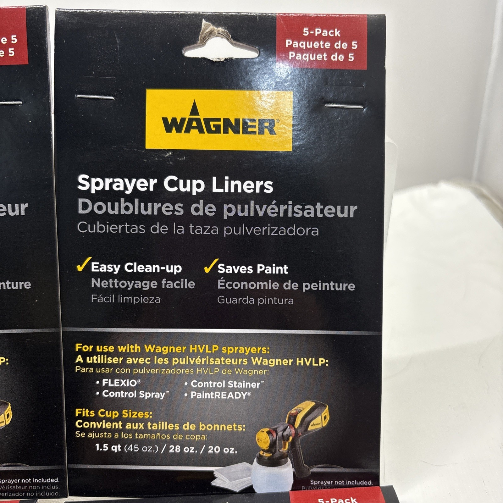 30 X Wagner Sprayer Cup Liners For HVLP Sprayers Saves Paint 0529071 (B88