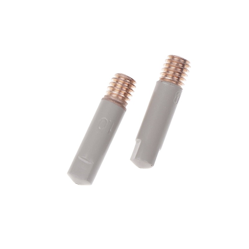 2Pcs/Set 15AK Welding Contact Tips New Coating Protect 25mm M6 Gas Nozzle Tip