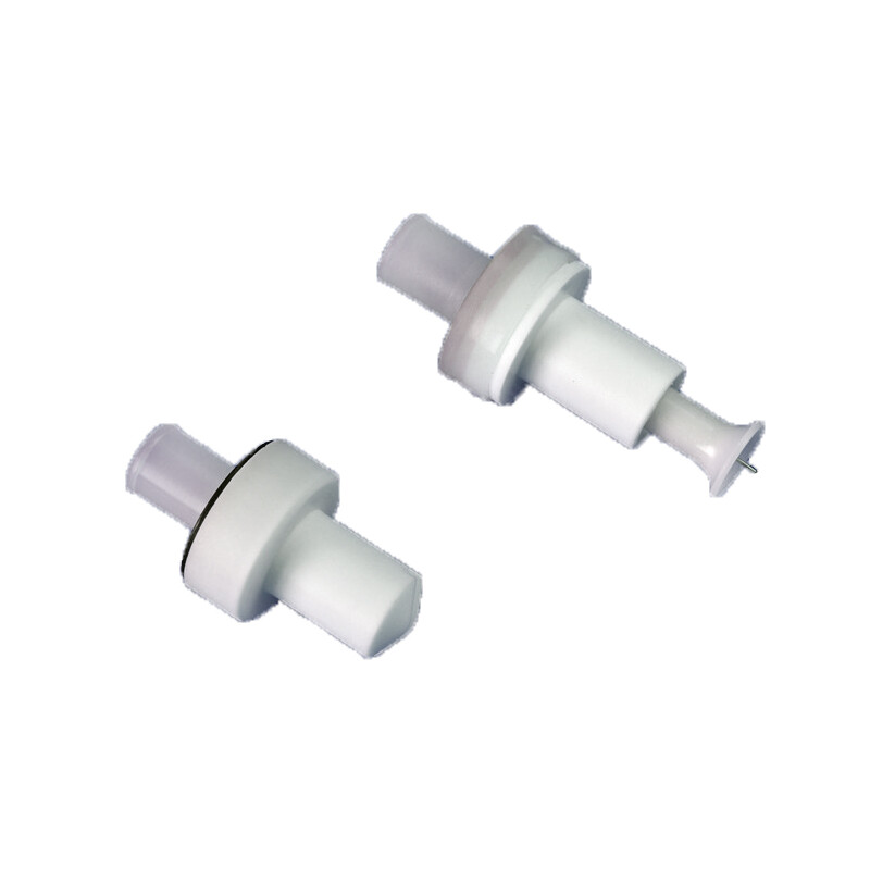 2PCS Electrostatic Powder Coating Flat and Round Nozzle for 02 Spray Gun