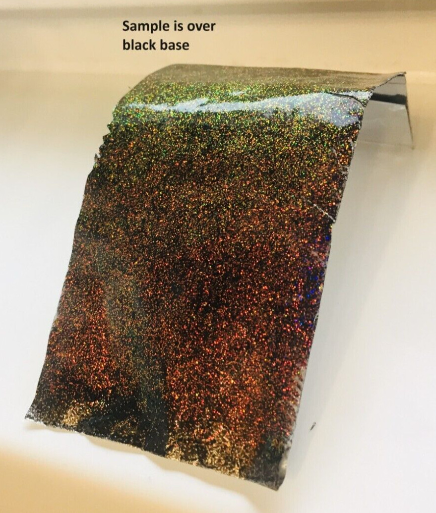Heavy Sparkles CHAMELEON (Purple-Orange-Green) CLEAR Powder Coating 1 Lb/450g
