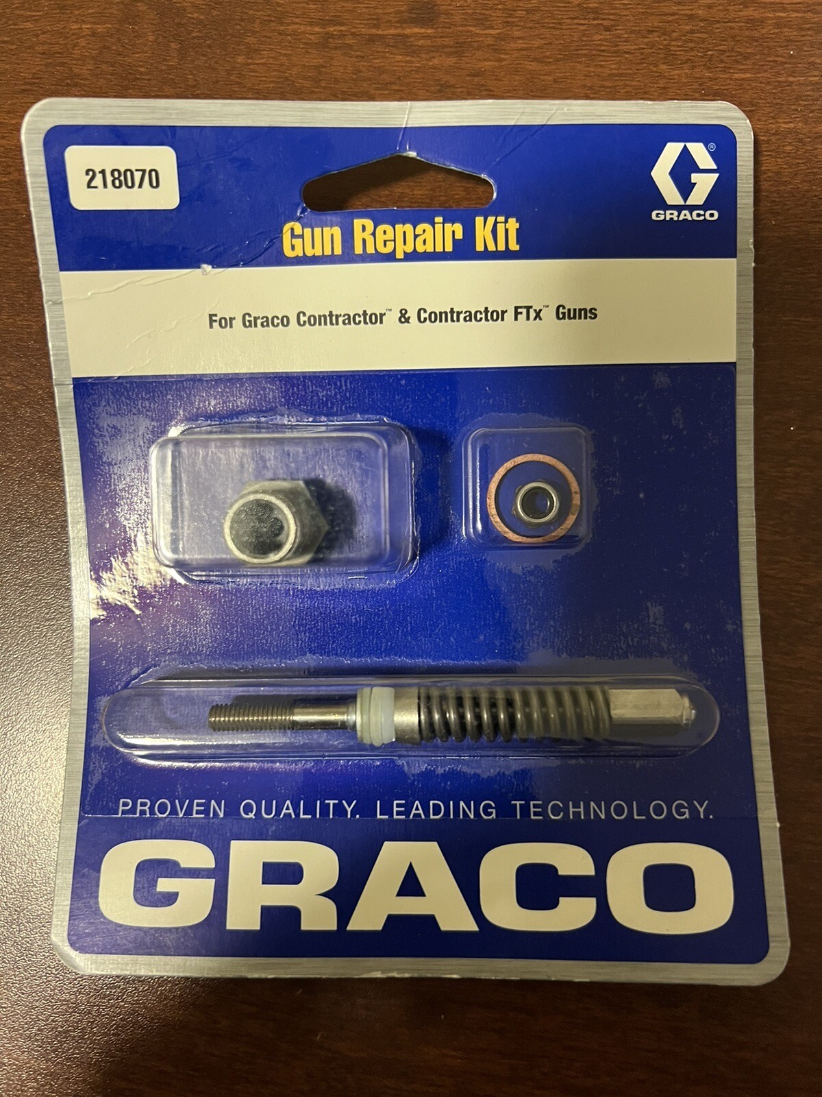 New GRACO 218070/ 218-070 REPAIR KIT FOR CONTRACTOR & CONTRACTOR FTx GUNS