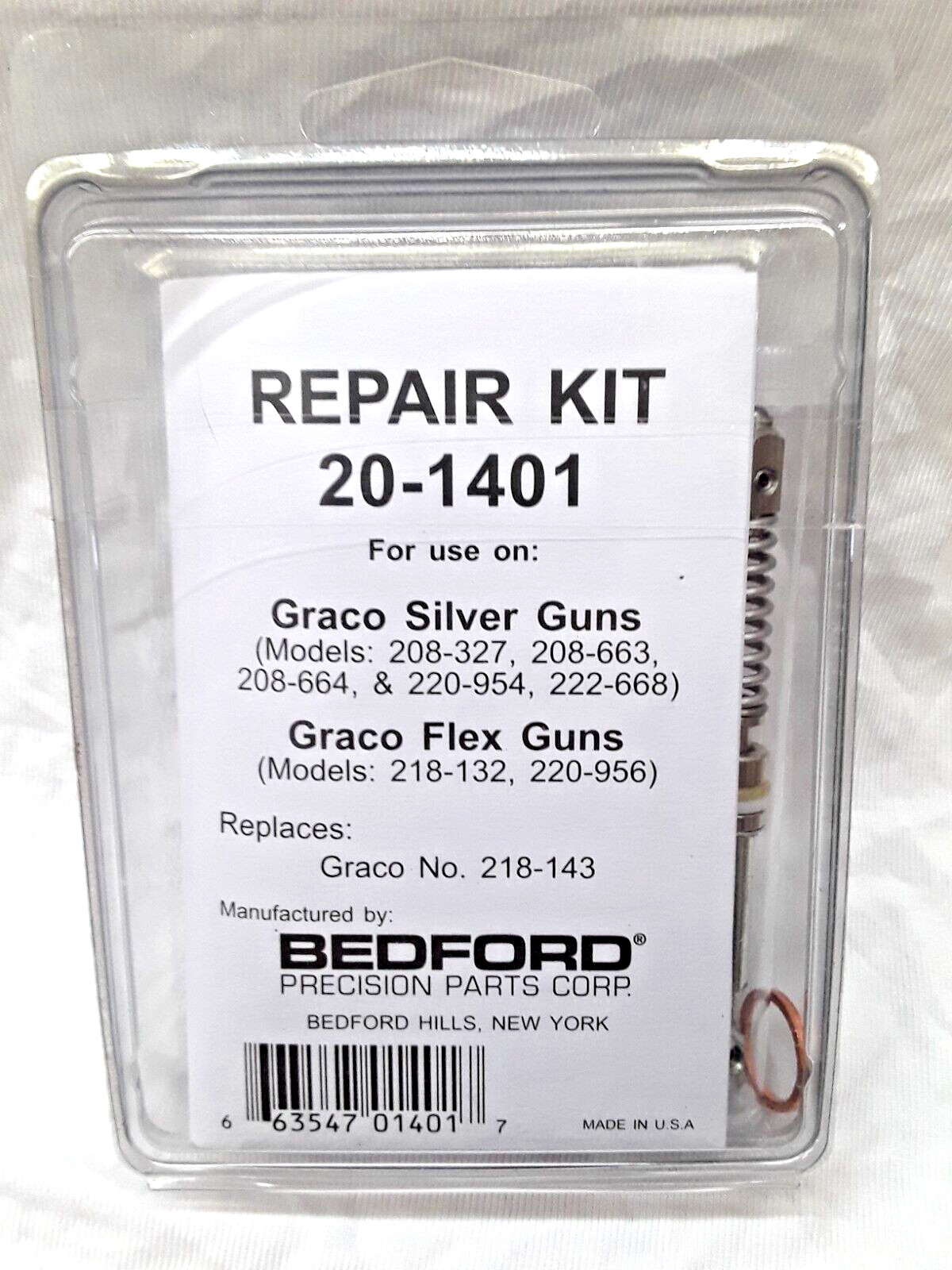 GRACO SILVER PLUS GUN KIT 235474 REPLACMENT. BEDFORD PART # 20-1930