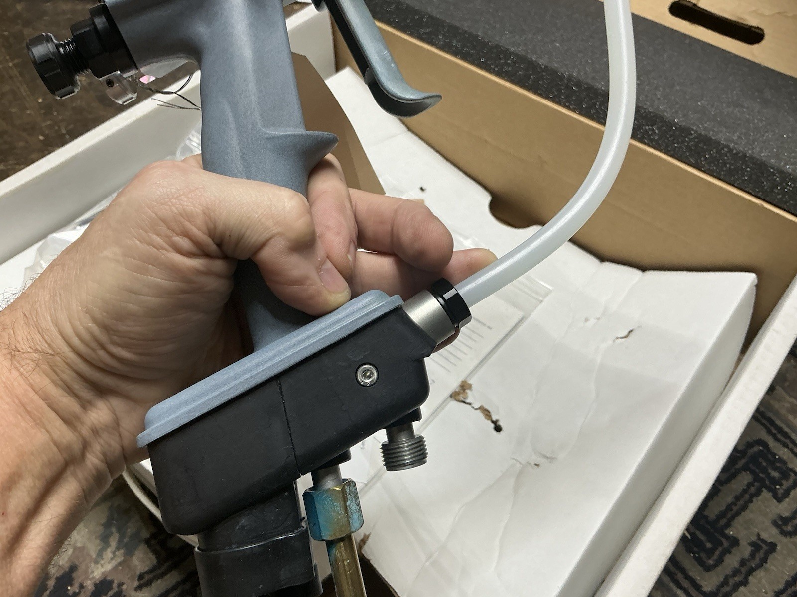 ITW Ransburg 85KV Electrostatic Powder Coat Spray Applicator Vector 79900 RS90