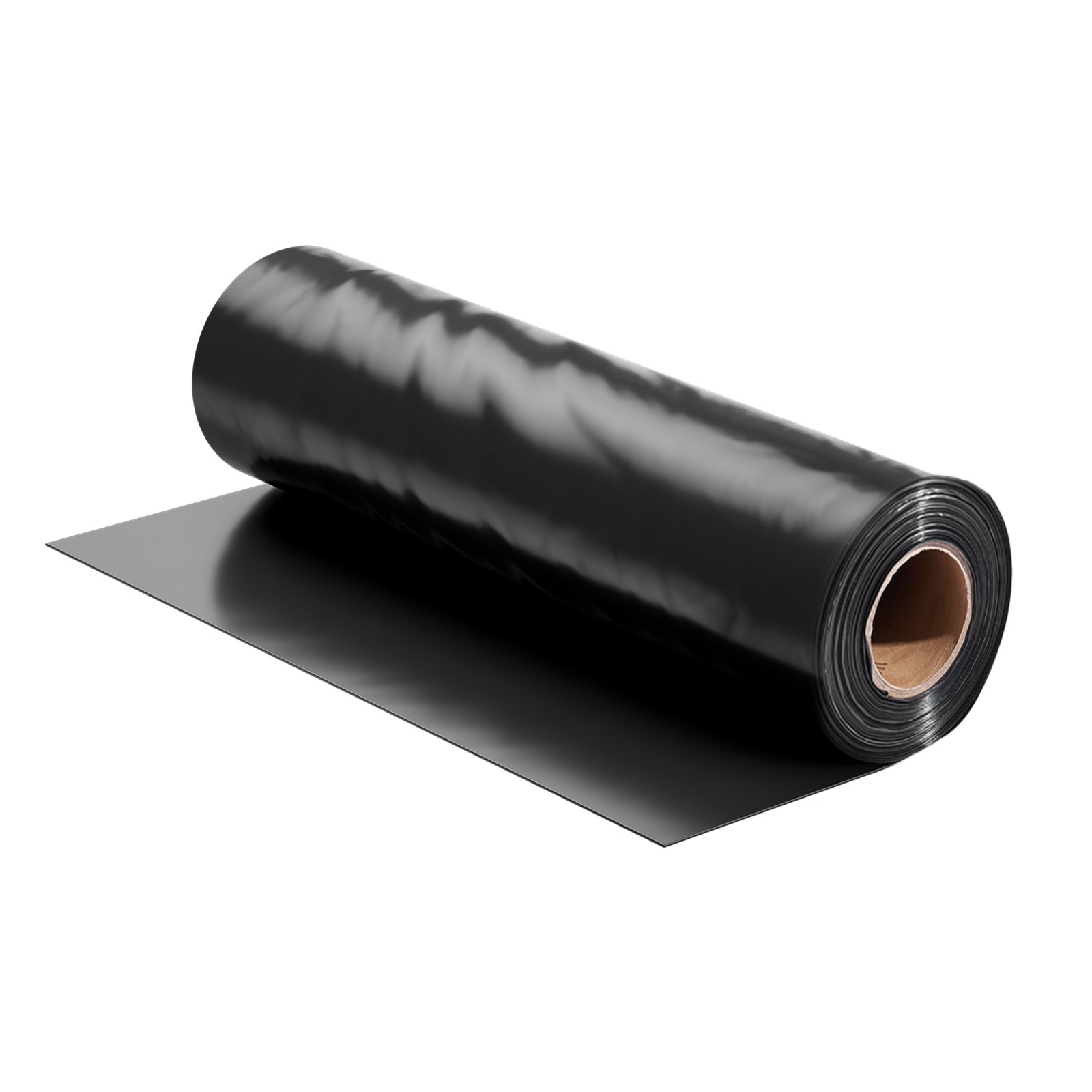 Uimoso 10Mil Plastic Sheeting Roll 5 x 100 FT Heavy Duty Polyethylene Black