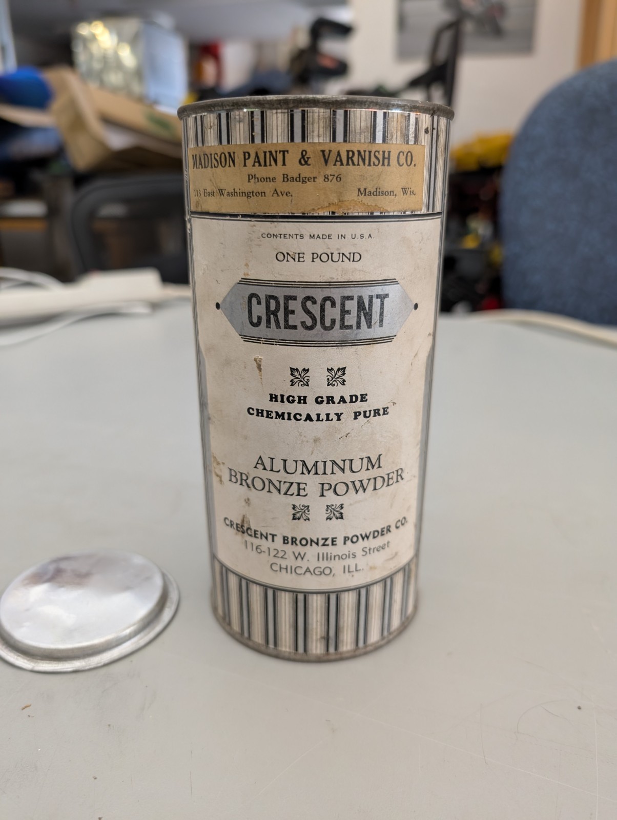 Vintage Antique Silver Color Pigment – Crescent Aluminum Bronze Metallic Powder