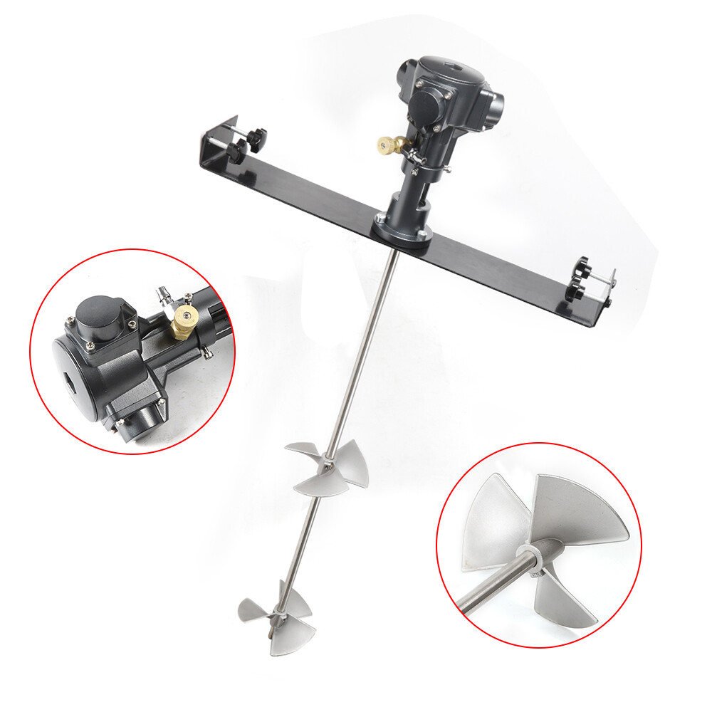 1/2 Hp Pneumatic Barrel Mixer For 50 Gallon Tank Paint Coating Agitator Blender