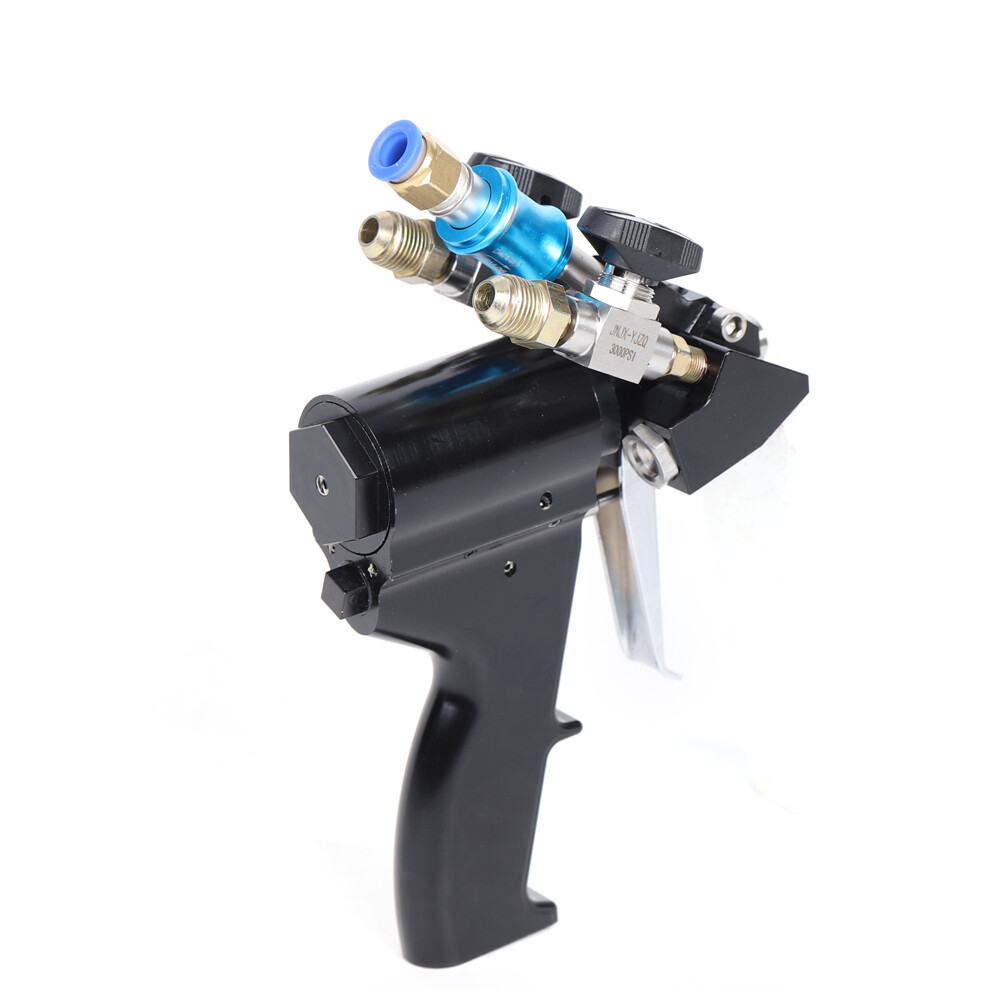 Air Purge Spray Gun Self Cleaning Polyurethane P2 PU Foam Spray Gun 35Mpa Black