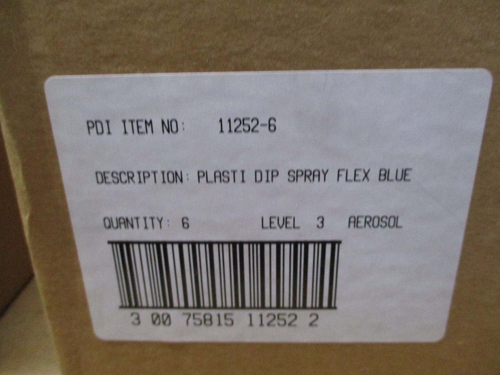 1 CASE PERFORMIX PLASTI DIP 11252 PLASTI DIP SPRAY FLEX BLUE 11oz Free Shipping