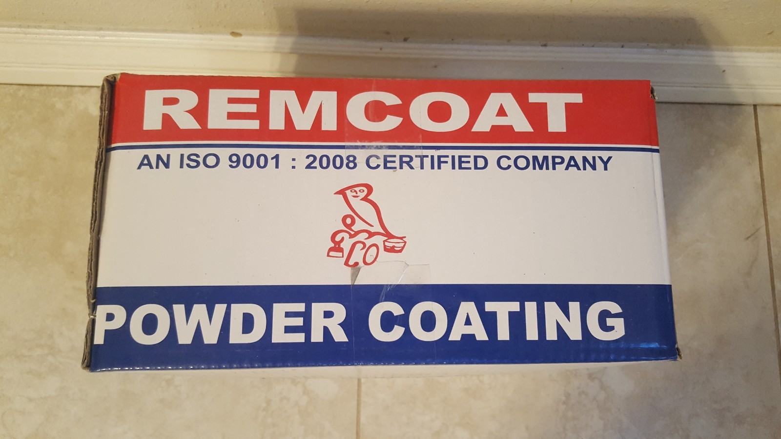 Flam Red powder coating powder High Gloss by Remcoat 5 lb 85% Gloss