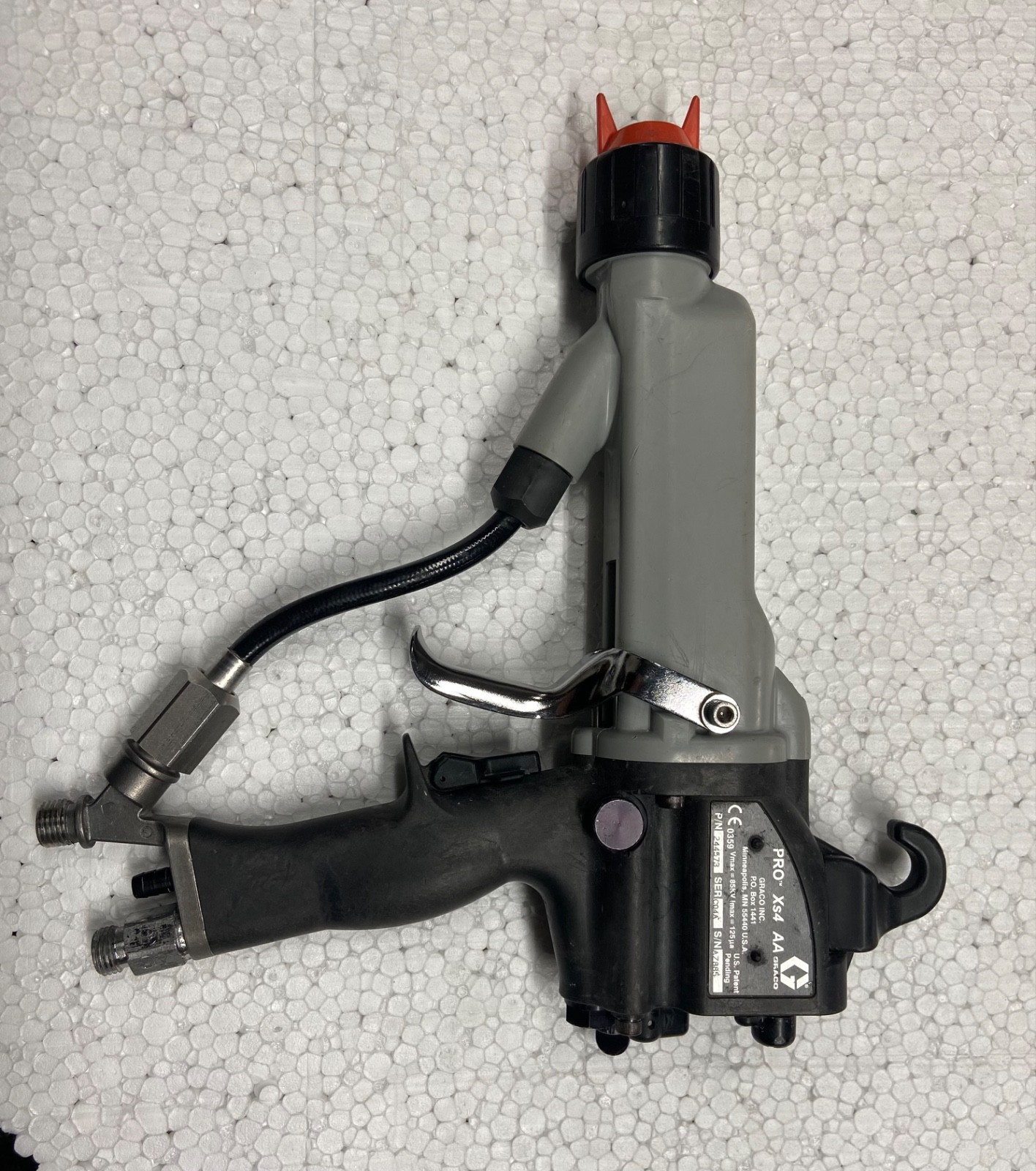 Graco PRO Xs4 AA Electrostatic Spray Gun 85kV (P/N 244573) Air-Assisted