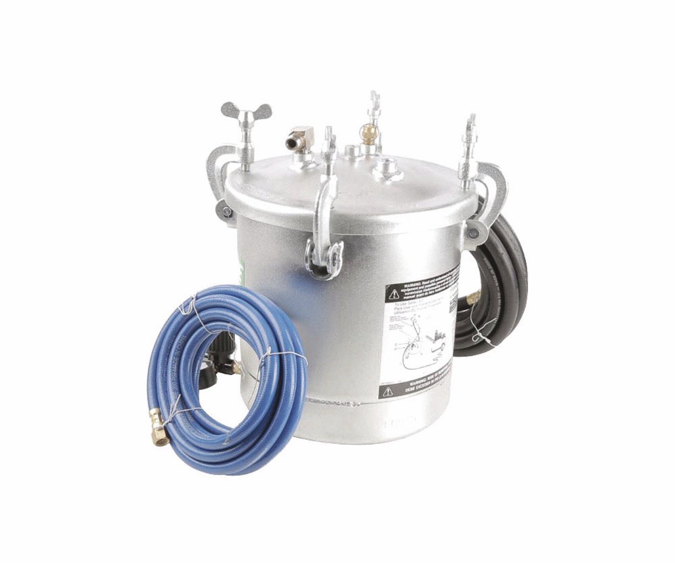 Speedaire 1Zmg5 Paint Tank, 2 1/2 Gal, Galvanized Steel Open Box New