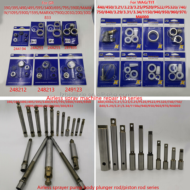 145CC Airless sprayer pump Nut CARTRIDGE 197326 for X40 X46 X50 X70