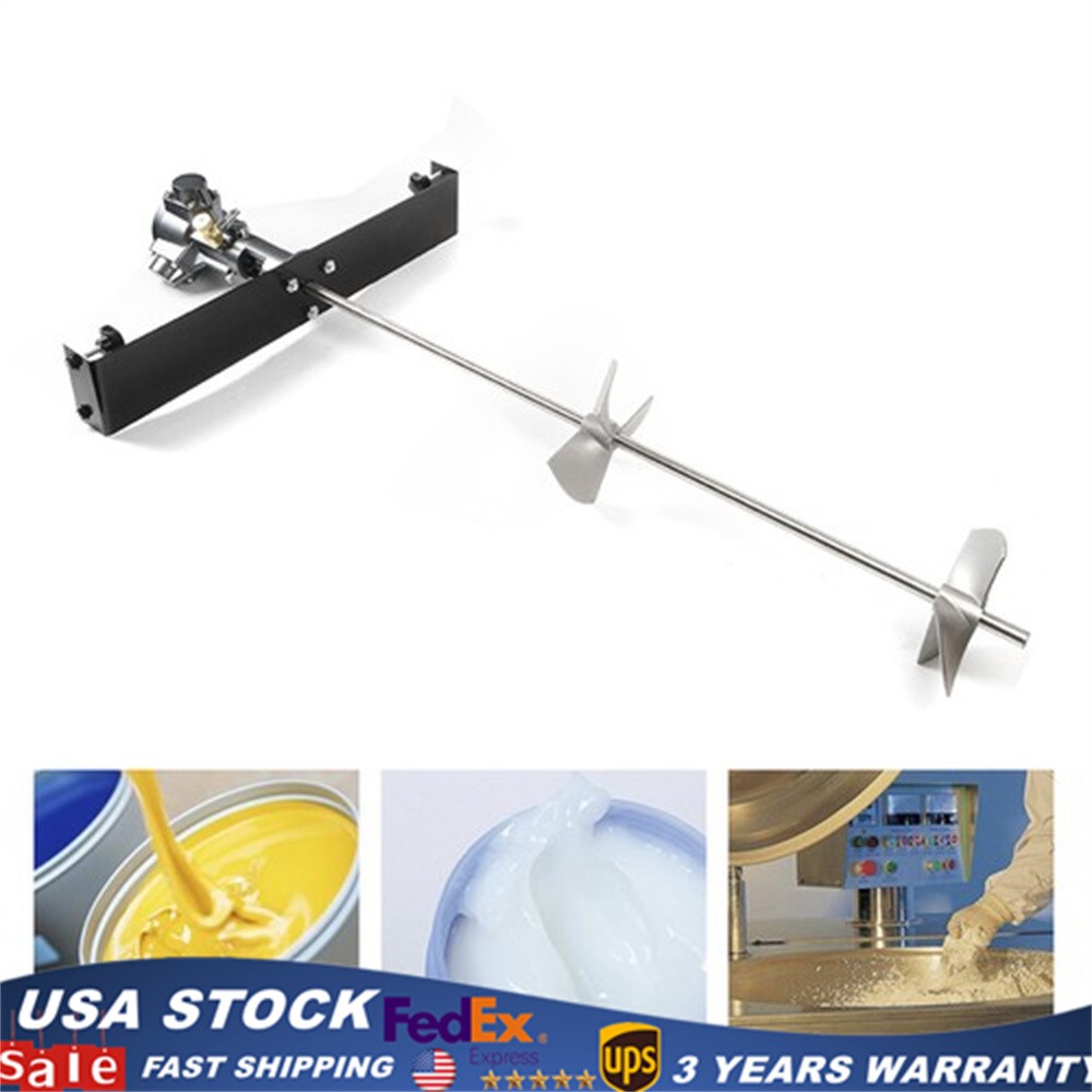 50 Gallon Pneumatic Paint Mixer Tank Barrel Paint Mixing Air Mix Blender Shaker