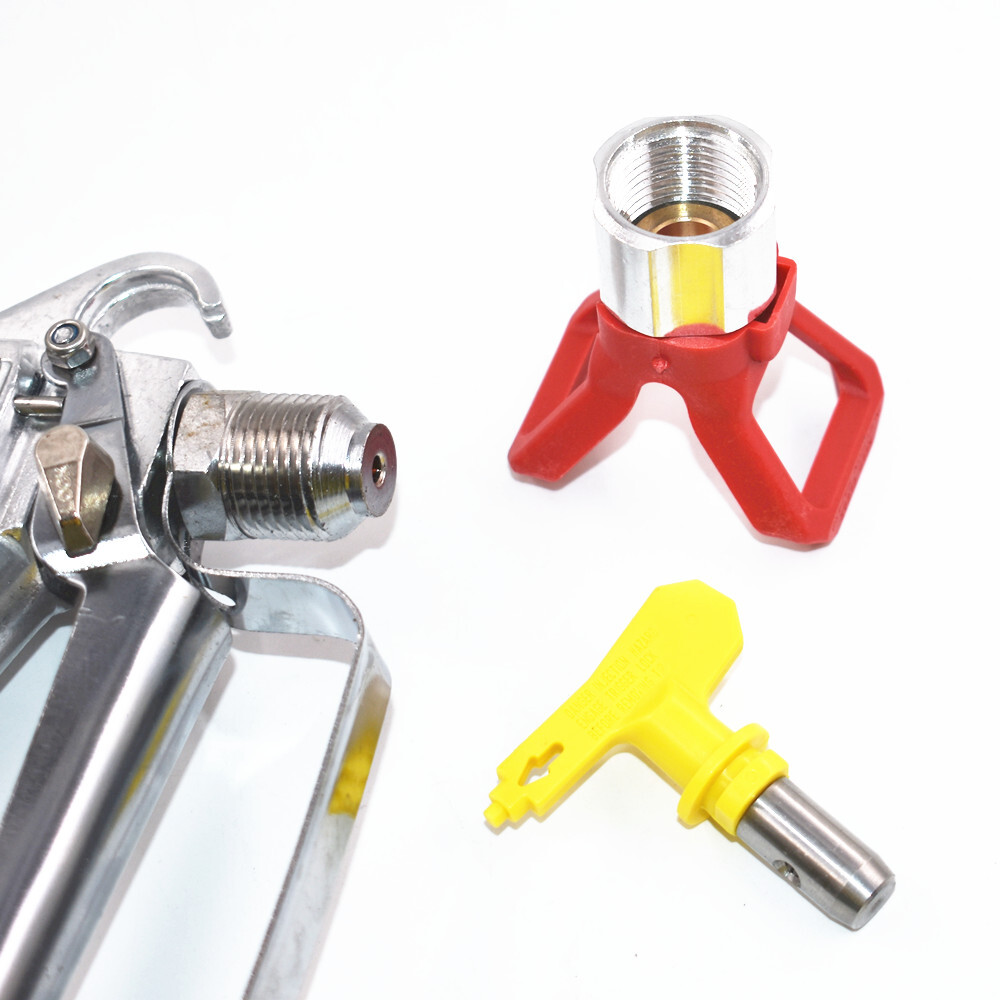 1PACK 3600PSI Airless Paint Spray Gun with 517 Tip & Tip Guard Fit For Sprayers