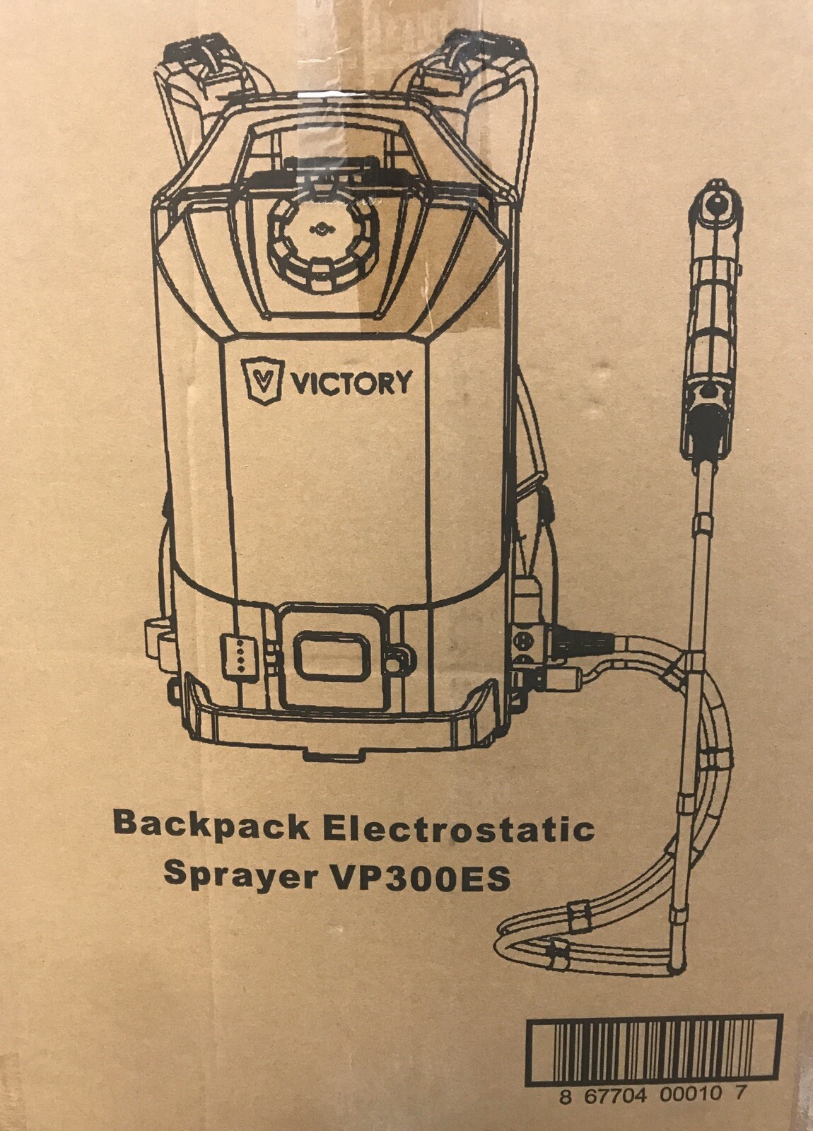 VICTORY ELECTROSTATIC CORDLESS BACKPACK SPRAYER VP300ES VP300ESK (NEW IN STOCK)