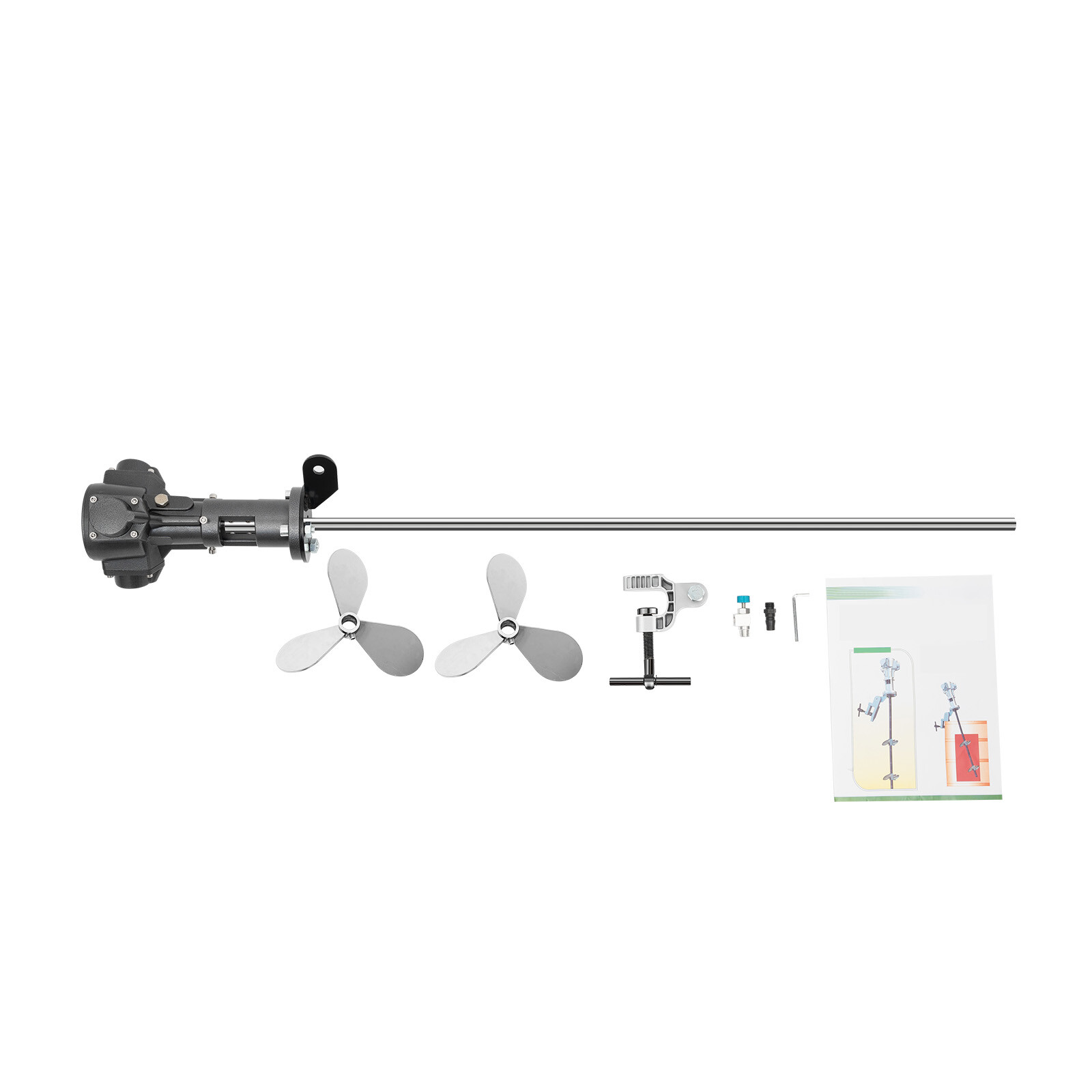 Pneumatic Stainless Steel Mix Tool Pneumatic Bracket Mixer Tank Barrel Air Mix