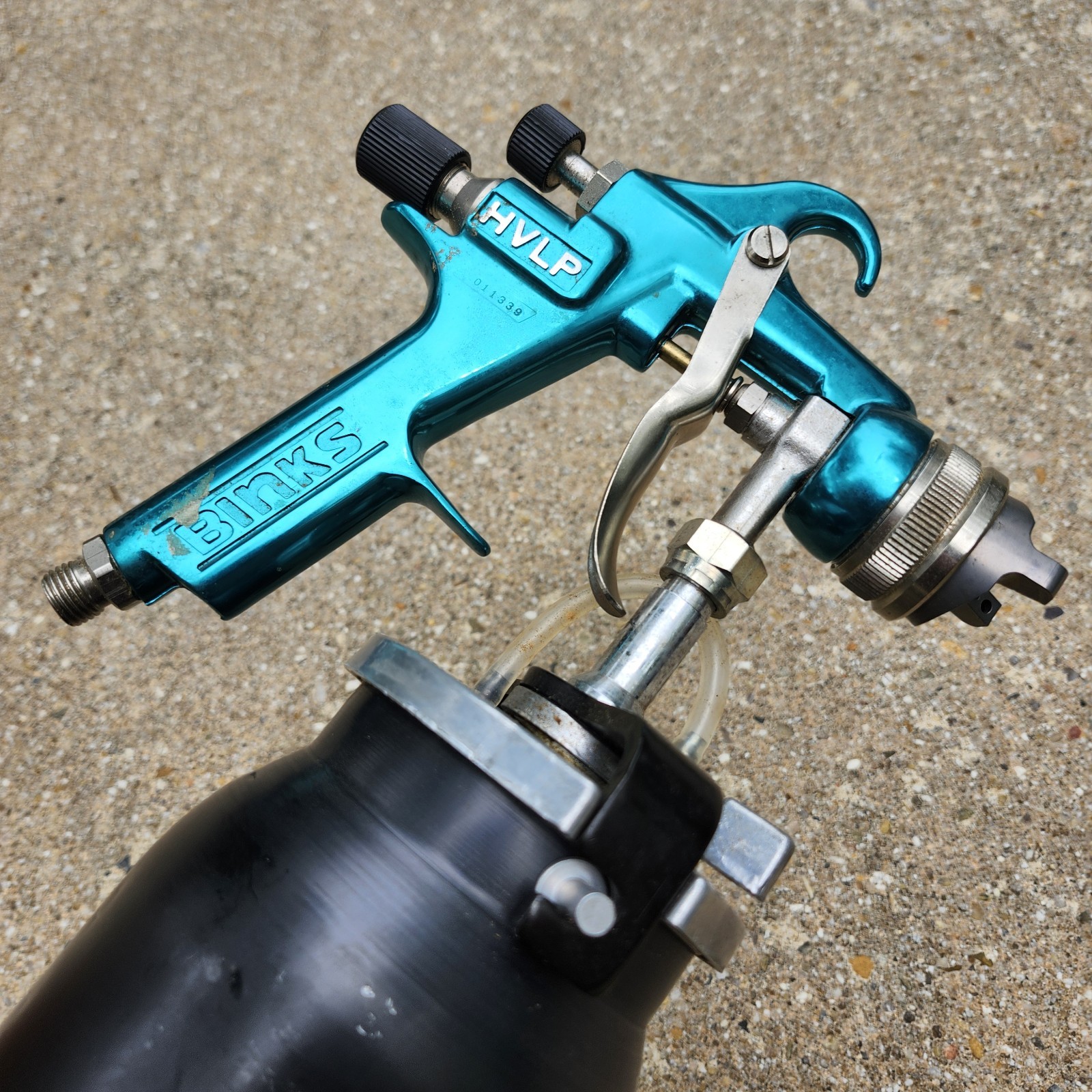 Binks Mach 1 SL HVLP Outfit #98-1176 Paint Spray Gun w/ EZ2 Siphon Cup & Nozzle