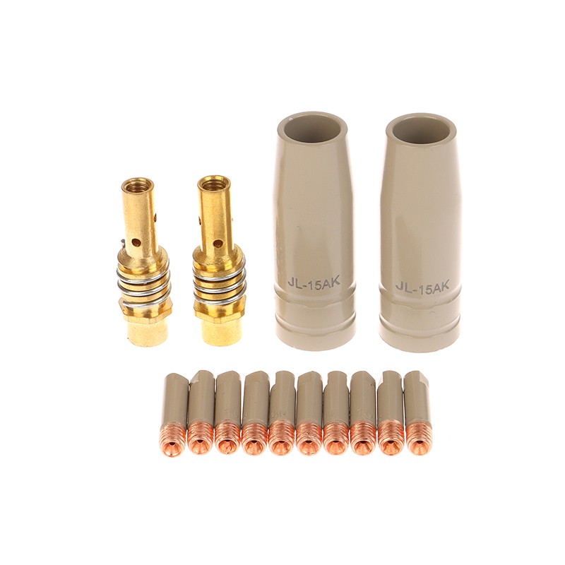14PCS 15AK Coating Protection Nozzle Non-stick Slag European Protective Sleeve