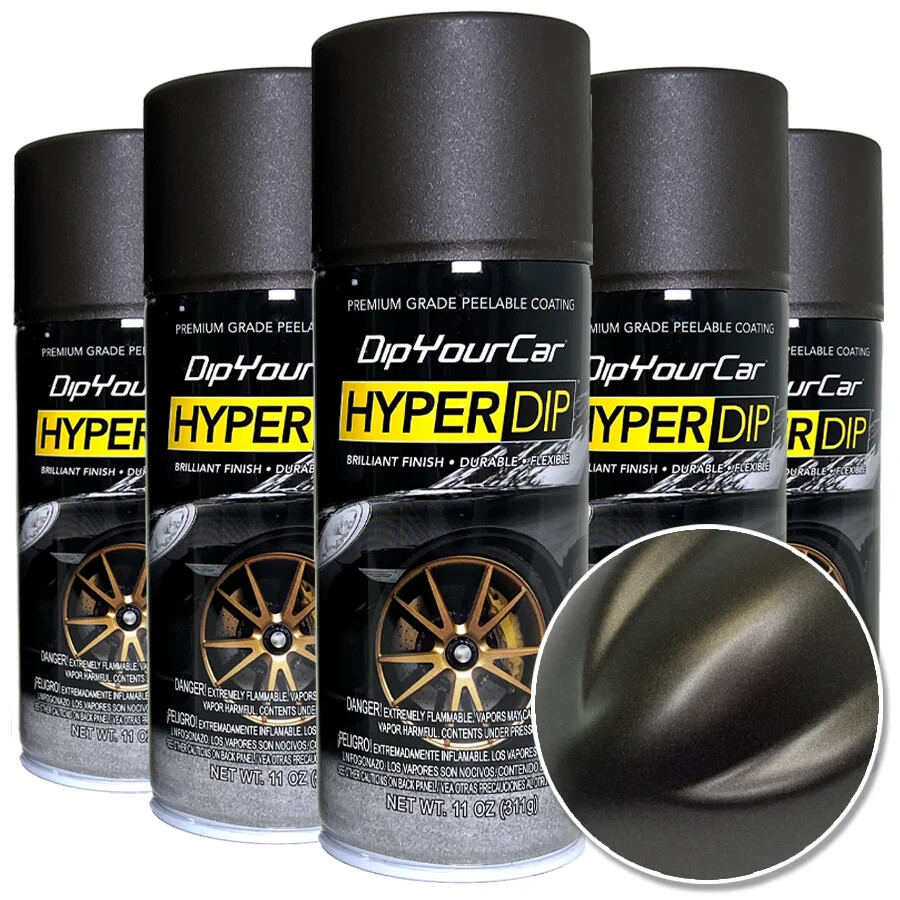 6 PACK – DYC HyperDip Aerosol Brass Monkey (Satin) NEW