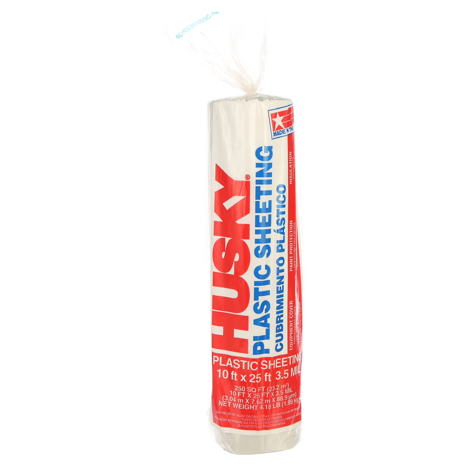 3.5 Mil Clear Plastic Sheeting, 10 Ft. X 25 Ft.