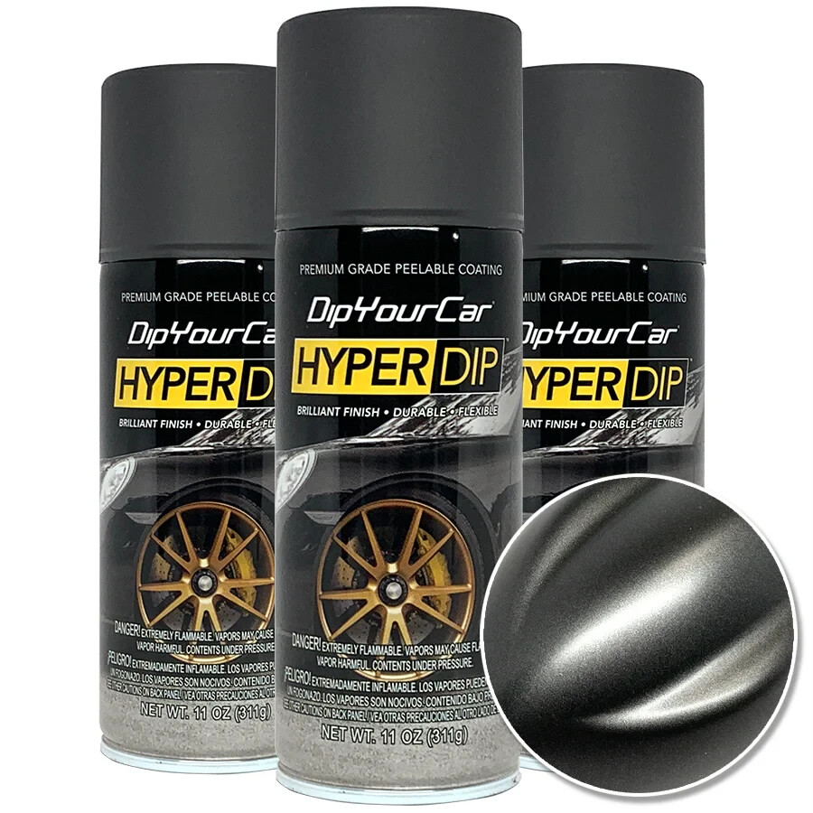 3 PACK – DYC HyperDip Aerosol Anthracite Grey (Satin) NEW