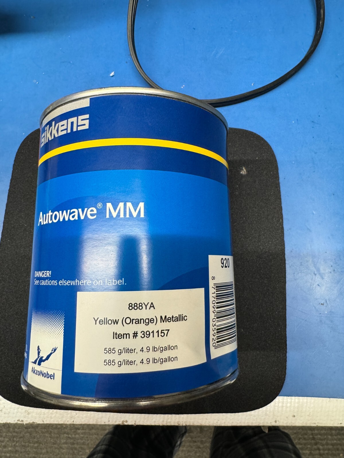 AkzoNobel Sikkens Autowave MM 888YA Yellow Orange Metallic Tint Toner 1 Liter