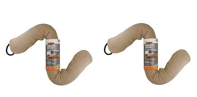 Frost King DS2 Draft Stop, 36 in L, Synthetic Fleece, Beige (2-PACK)