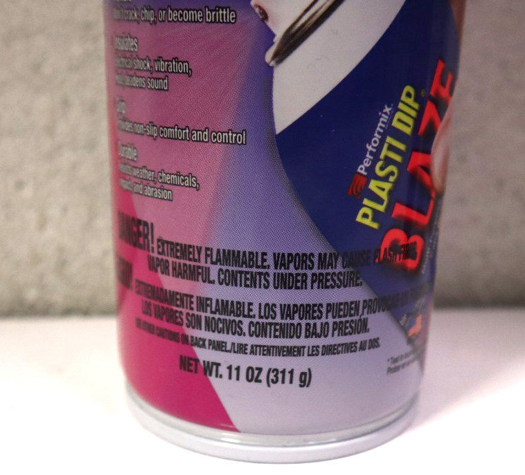 2 Performix Plasti Dip Mulit-Purpose Rubber Coating Spray Blaze Pink 11oz