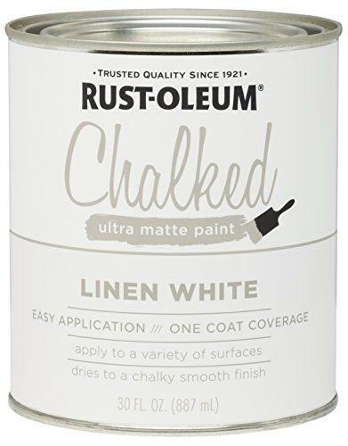 Rust-Oleum 285140 Ultra Matte Interior Chalked Paint 30 oz, 30oz Can, Linen
