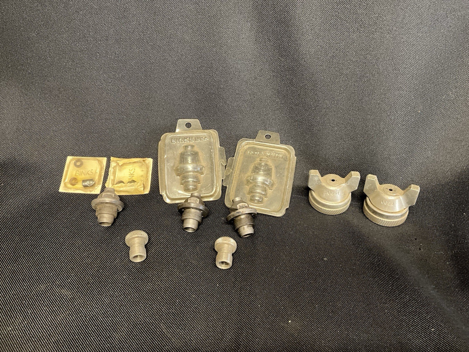 Binks Paint Sprayer Gun Parts Lot, New Old Stock & Used Parts