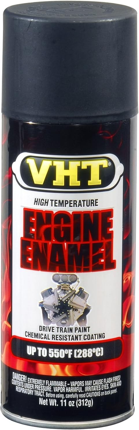 VHT SP139 Engine Enamel GM Satin Black 11oz