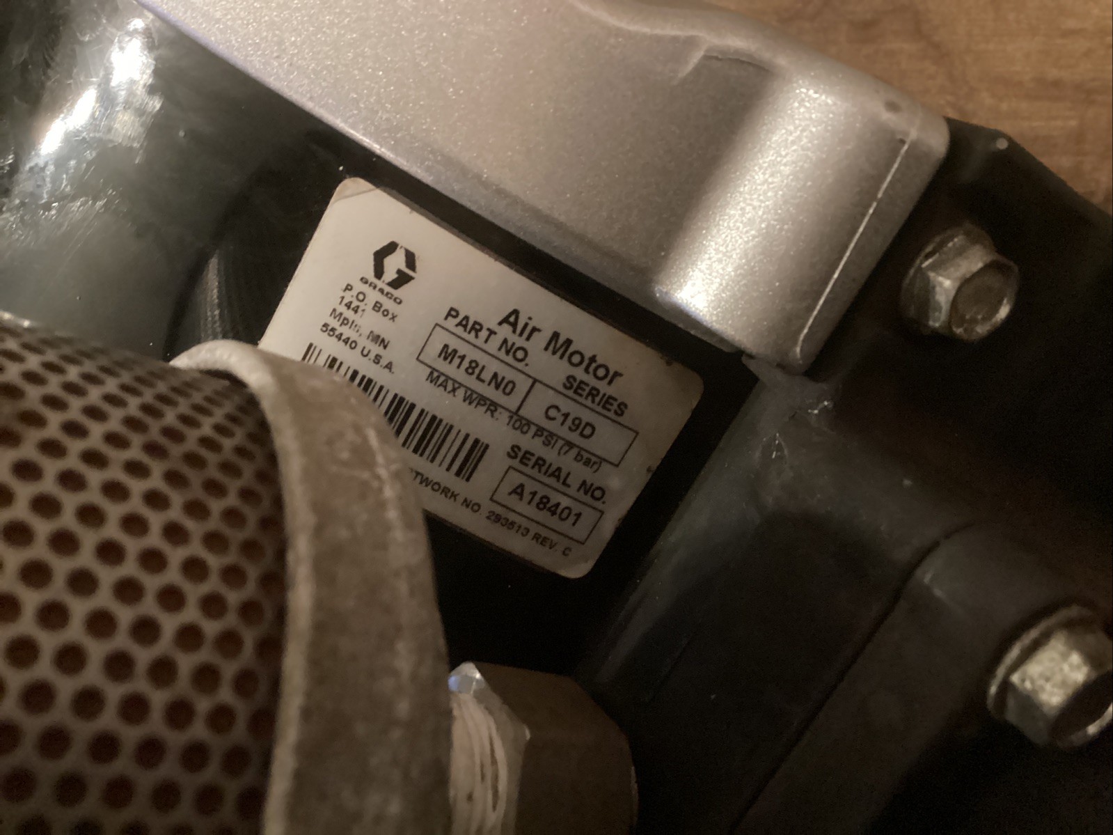 GRACO 36:1 Merkur 3600 PSI @ 1.6 GPM Air-Assisted Airless Paint Sprayer Pump