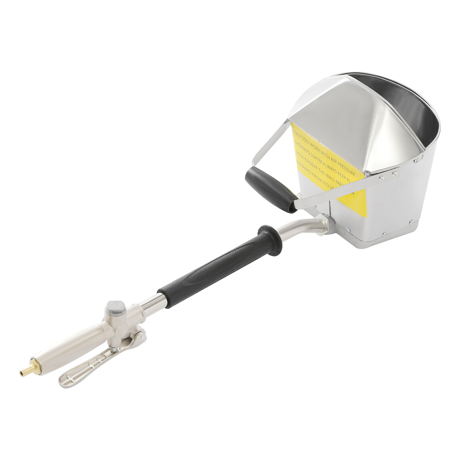 Cement Stucco Sprayer with Detachable Nozzles Stucco Cement Texture Hopper