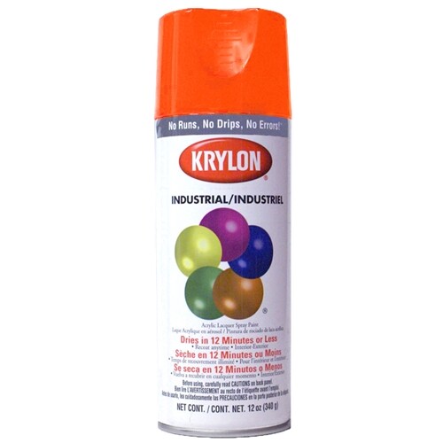 Krylon 2410 Color Paint, Safety Orange, 12 oz.