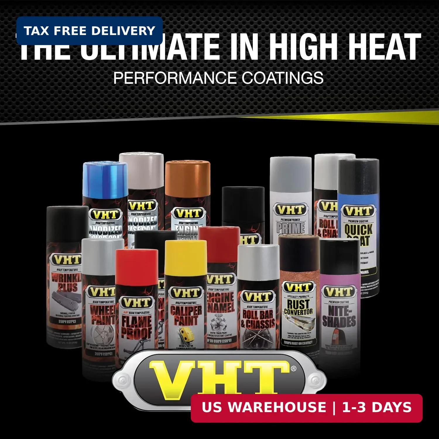 VHT SP732 Brake Caliper Spray Paint – Bright Blue – 11 oz Aerosol Can