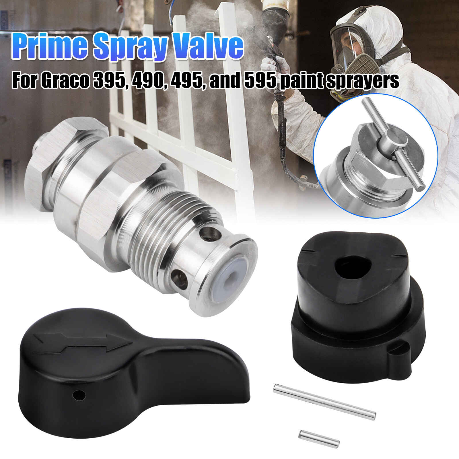 235014 Airless Prime Spray Valve Kit for Graco Sprayer Ultra 390 395 490 495 595