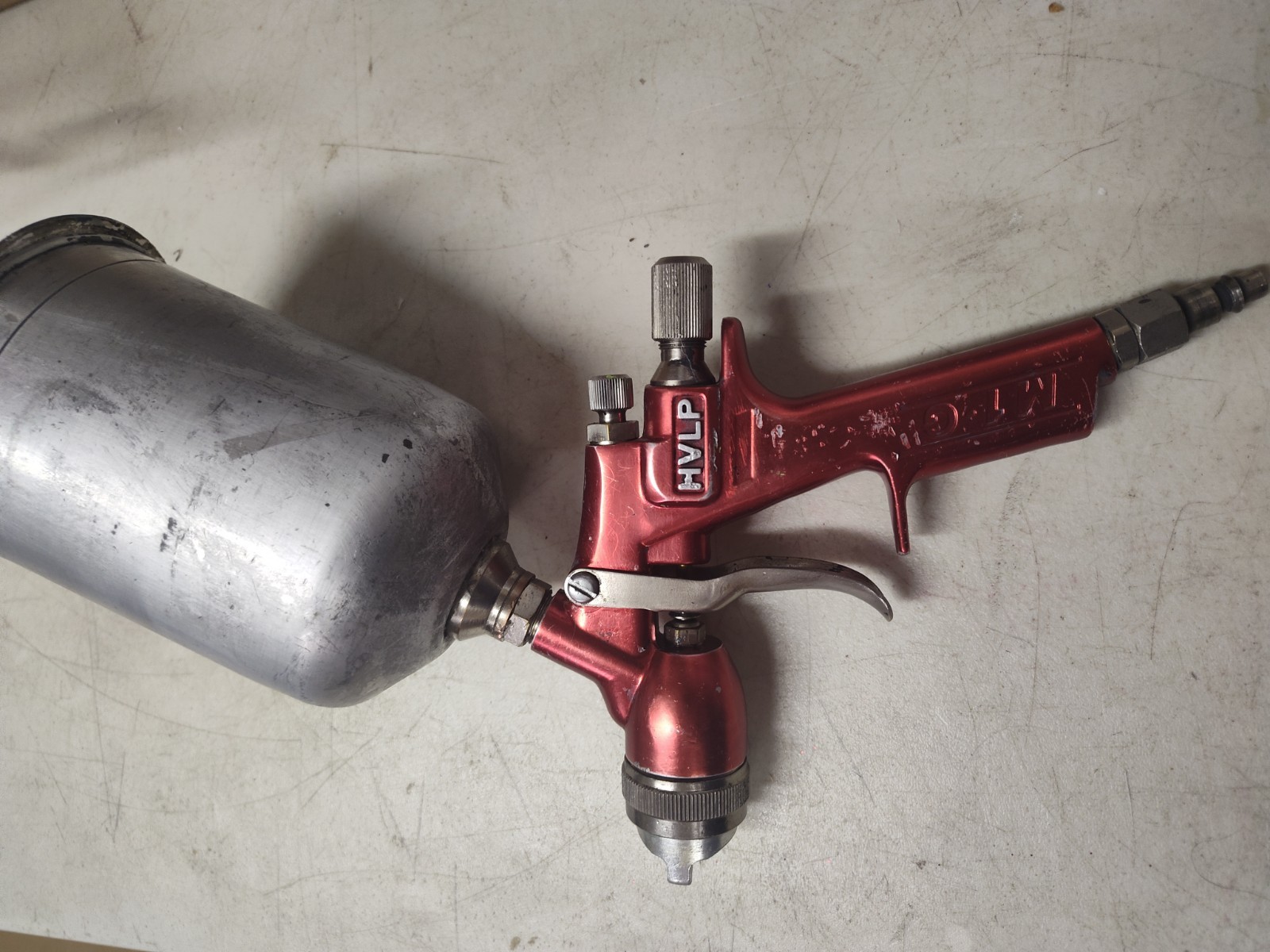 BINKS M-1G GRAVITY FEED PRO SPRAY GUN , USED 💲 GREAT VALUE💲LOOK.