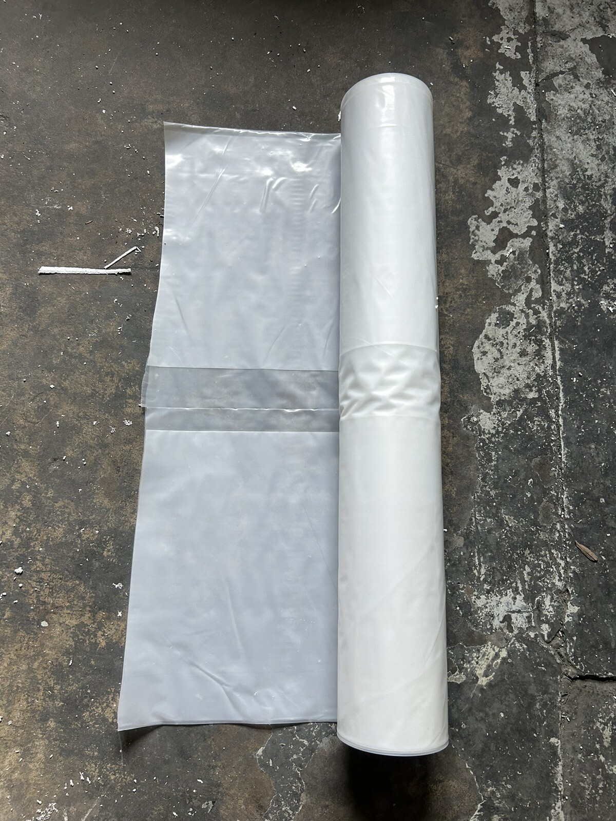 4 mil Clear Plastic sheeting