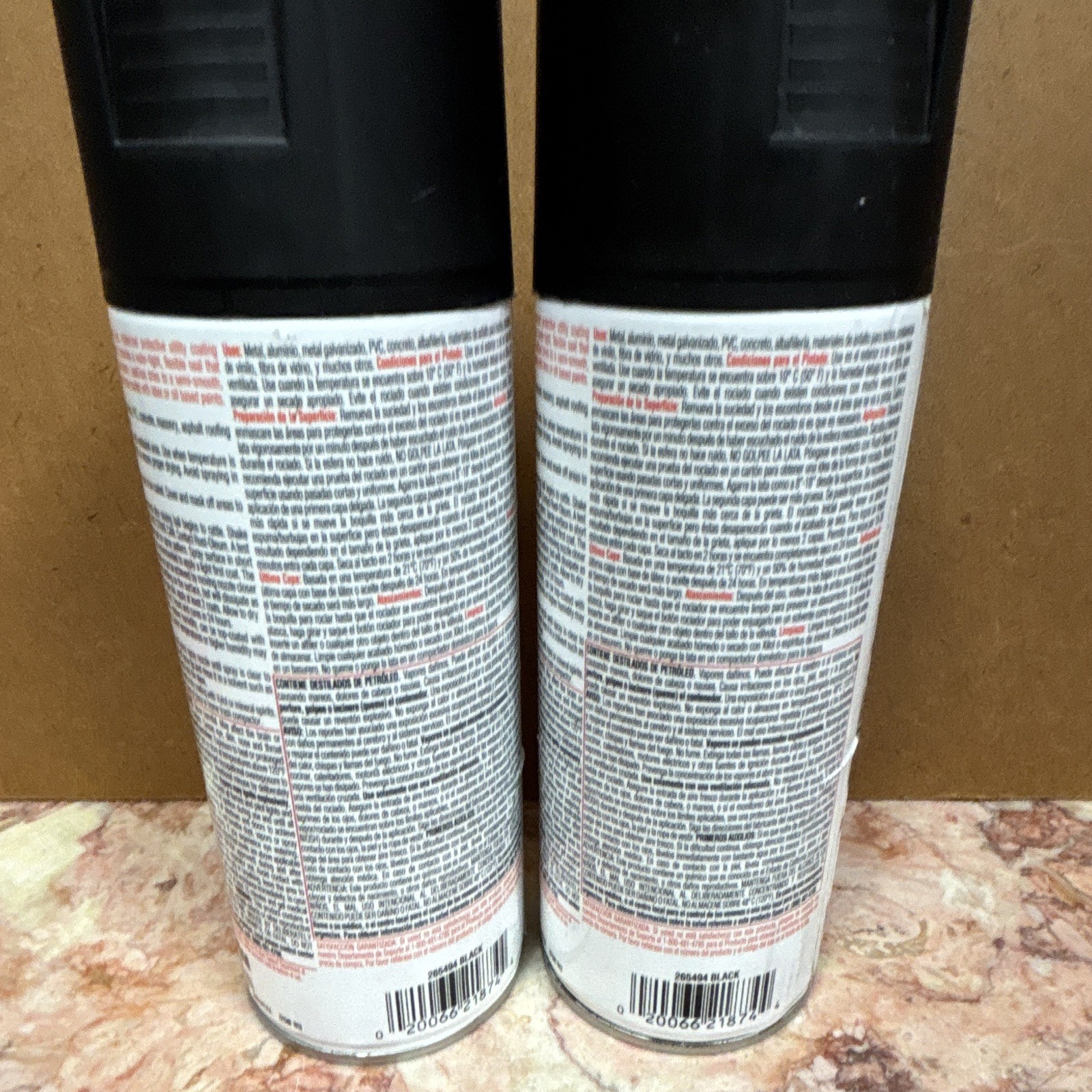Rust-Oleum LeakSeal Flexible Rubber Coating Black Matte 12oz Aerosol 2-Pack