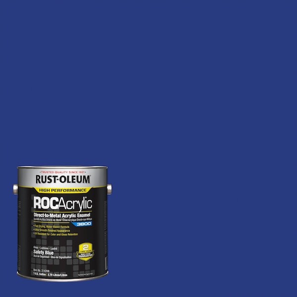 Rust-Oleum 314209 Acrylic Enamel Coating, Safety Blue, 1 Gal