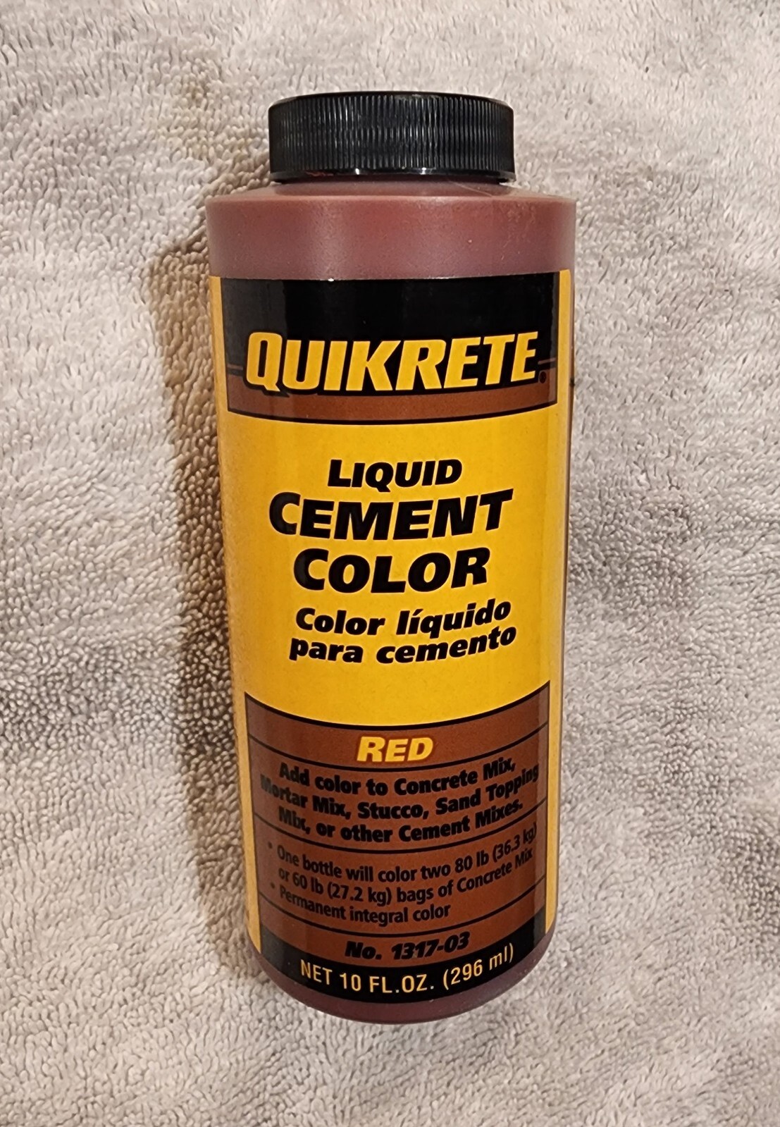 QUIKRETE 1317-03 LIQUID CEMENT COLOR 10oz RED