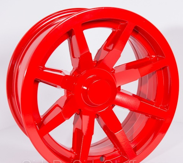 Flam Red powder coating powder High Gloss by Remcoat 20 lb 85% Gloss