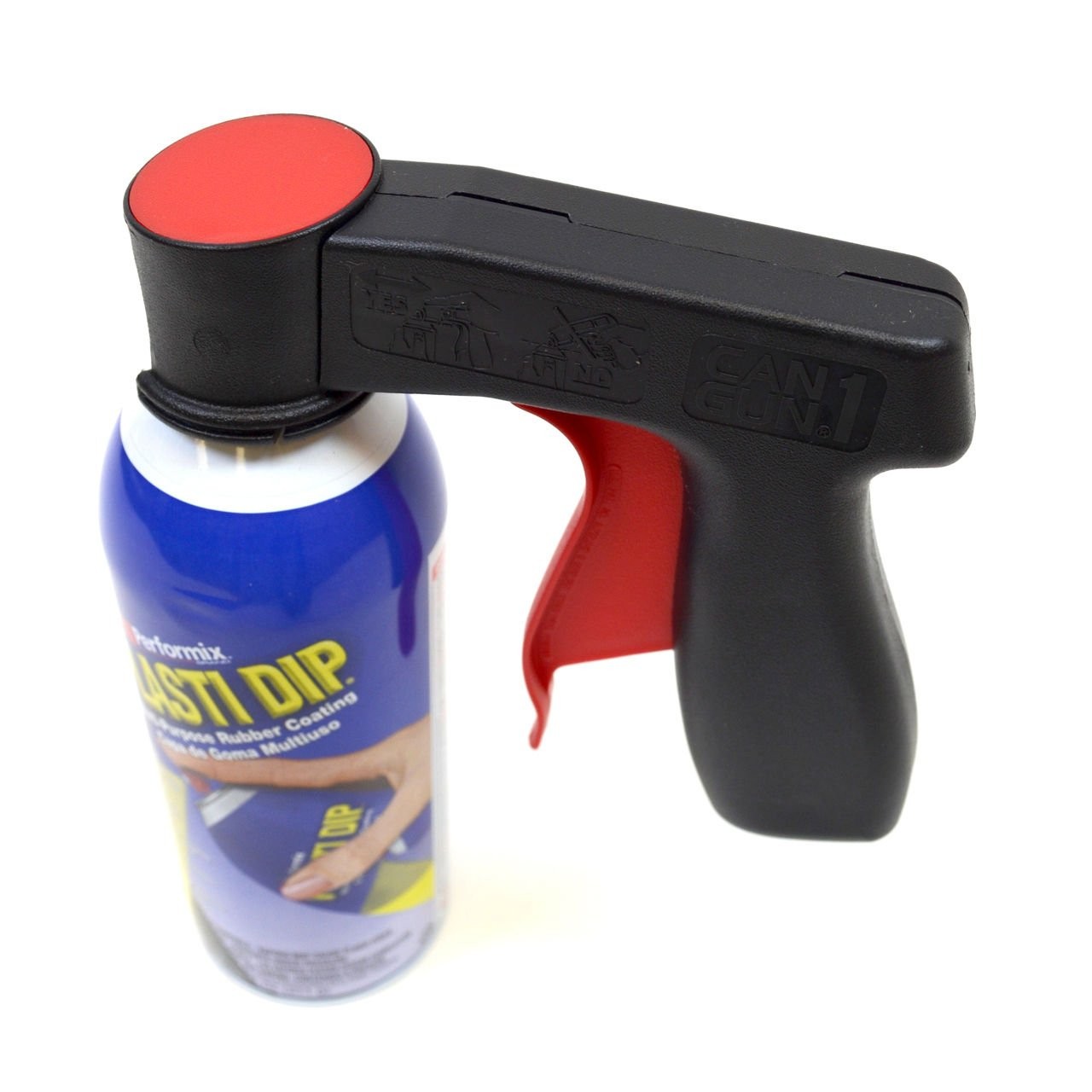 Glossy Black Rim Kit, 11 oz Aerosol, Pack of 4 cans with bonus Cangun