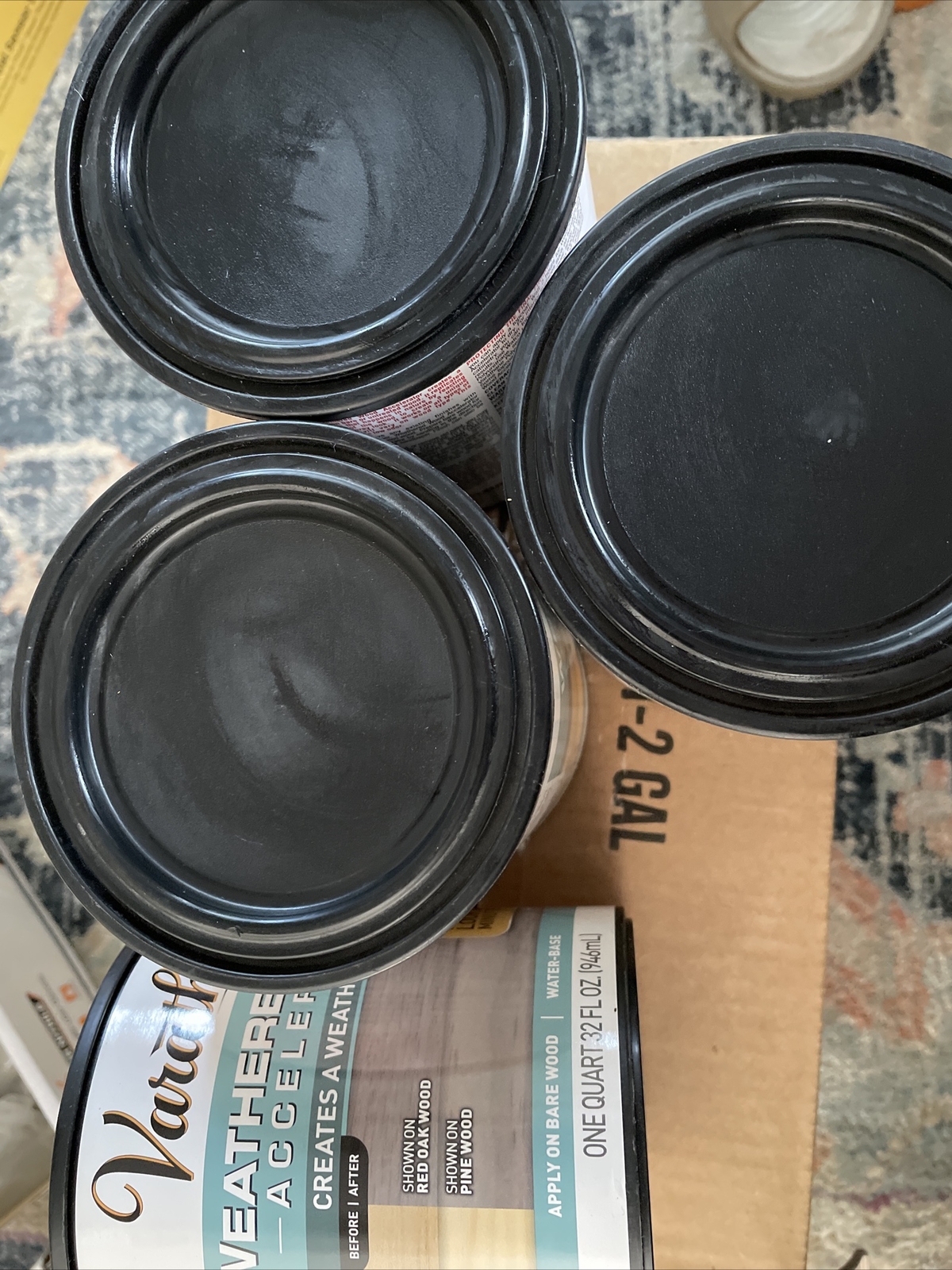 4 X Varathane Weathered Wood Accelerator Creates Weathered Look Water Base 32 Oz