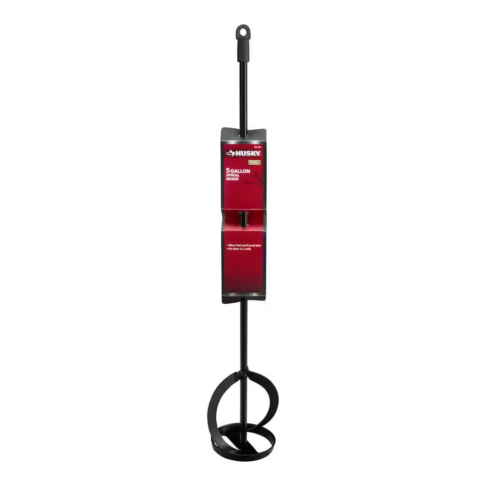 Husky Steel Spiral Mixer For 5 Gallon Containers – 23 in. Free Shipping NEW