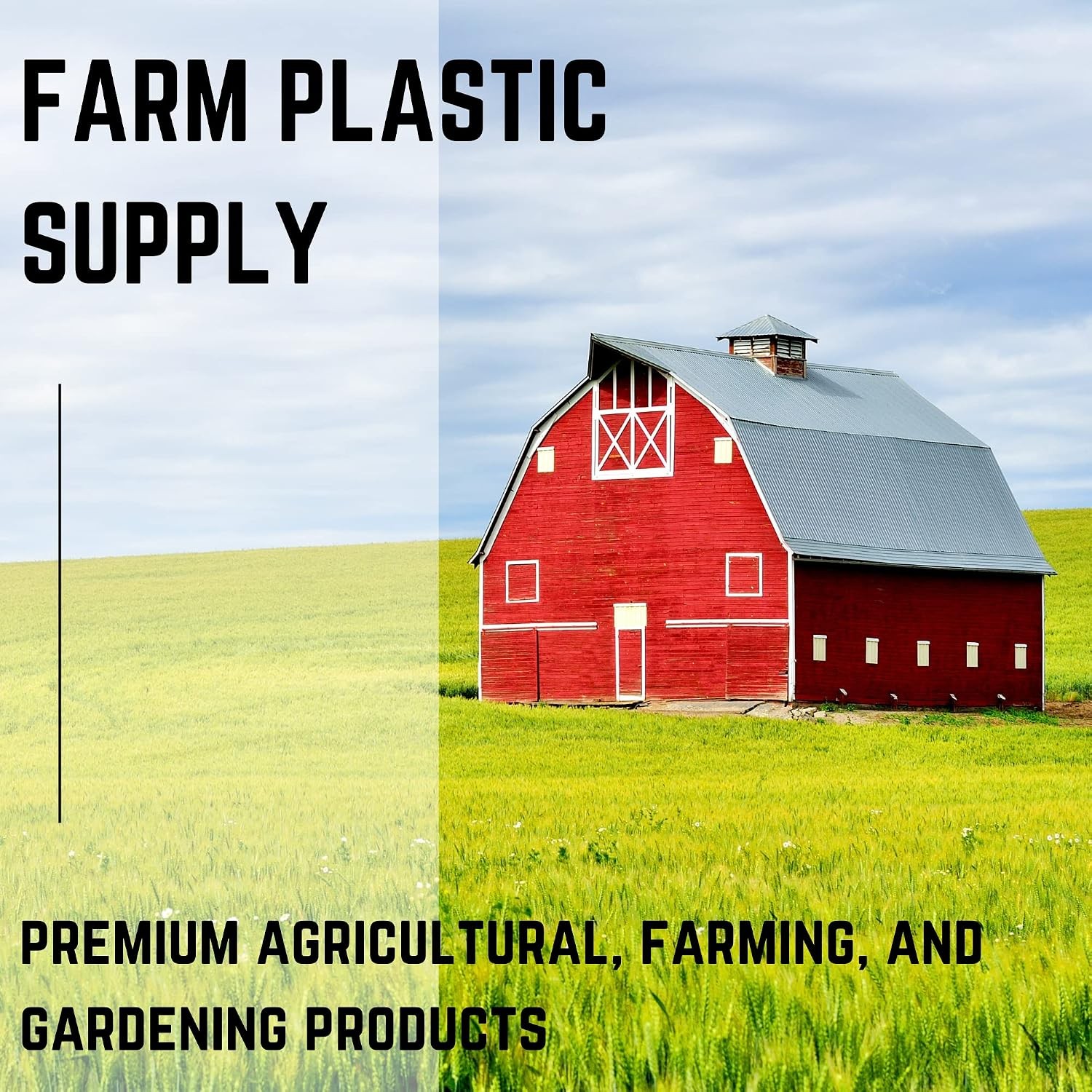 Clear Greenhouse Plastic Sheeting 6 mil 10′ x 50′ 4 Year UV Resistant